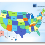 Free USA States map